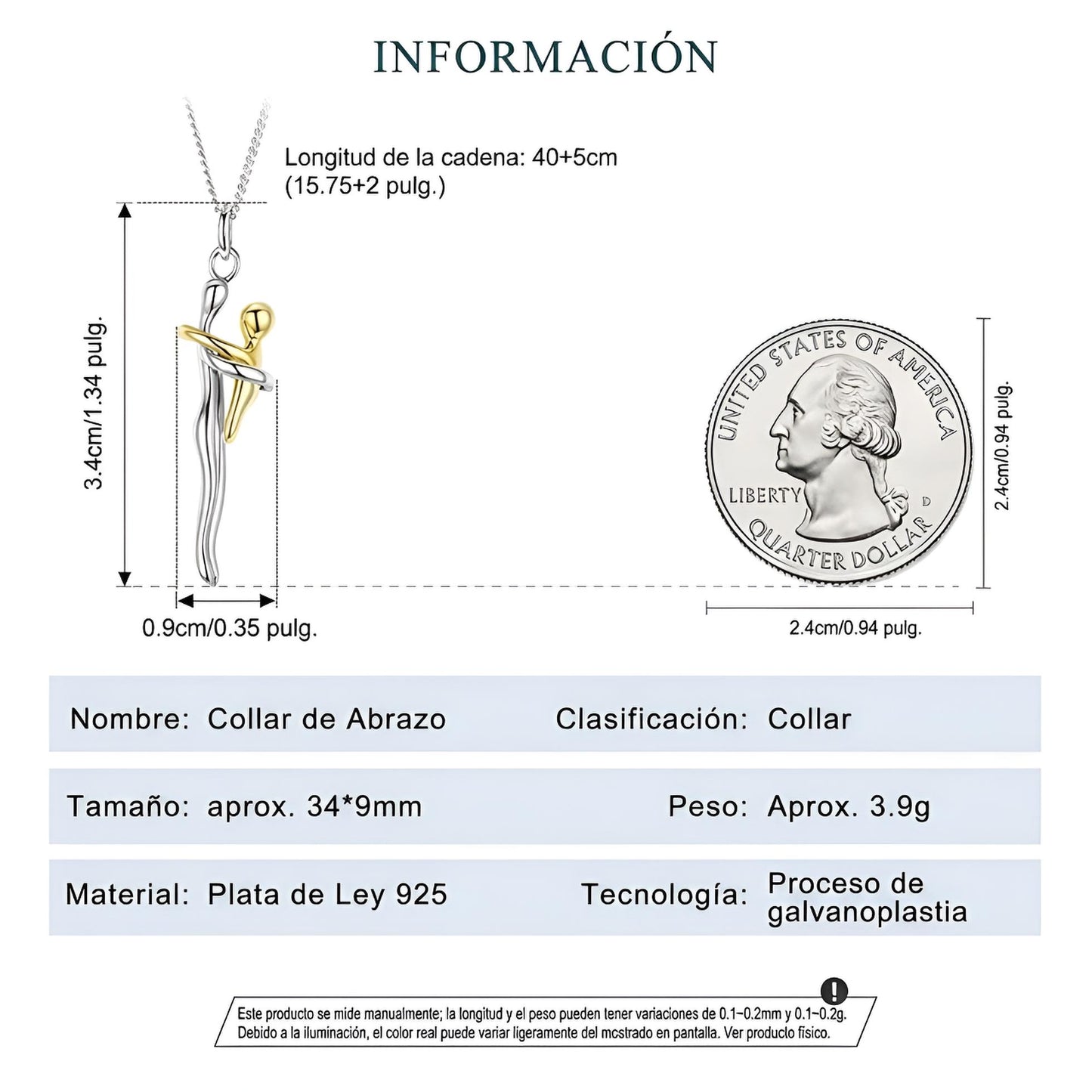Collar Abrazo Eterno